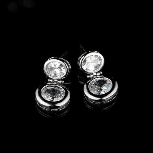 14K Gold Plated Round Ring Earrings