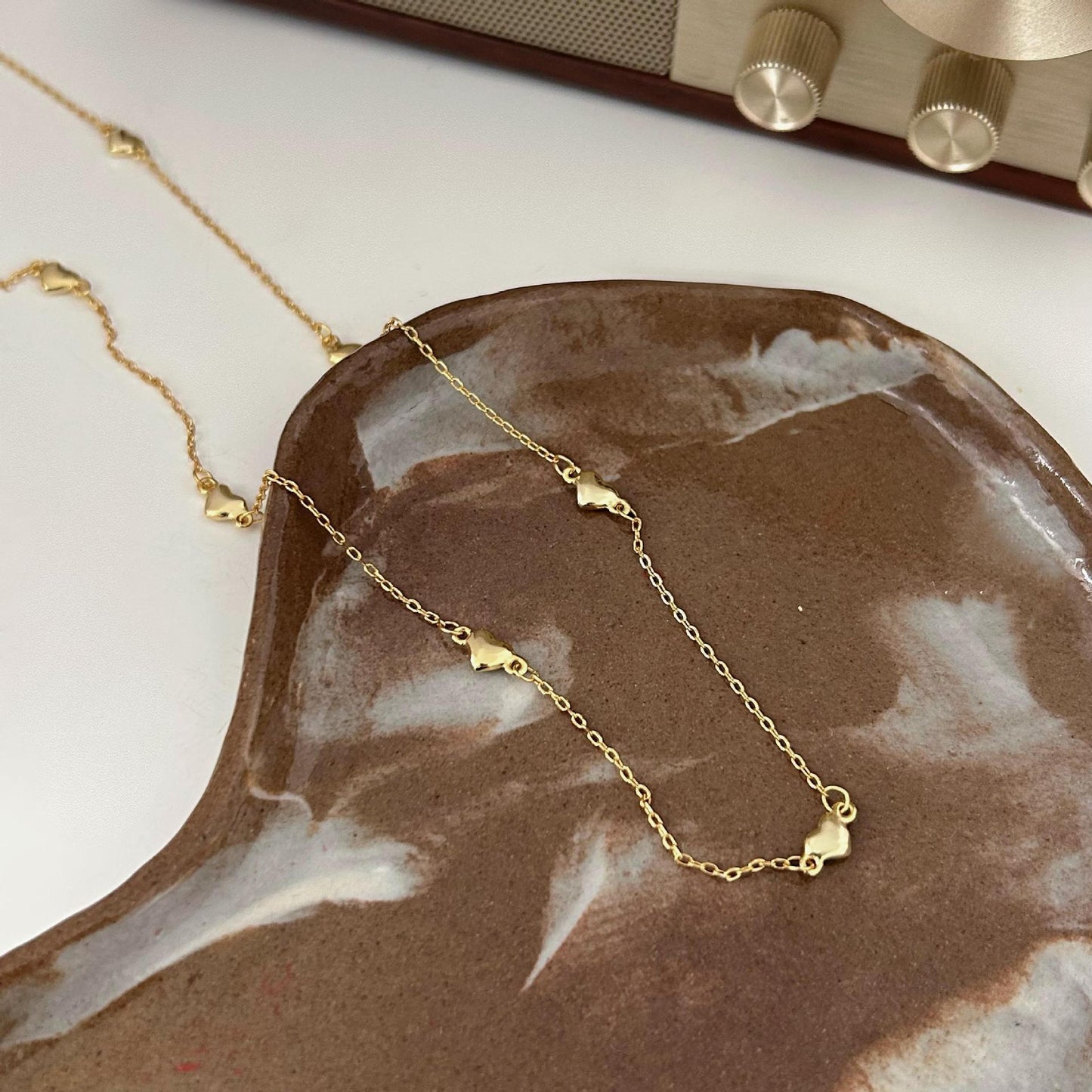 925 Sterling Silver Loving Heart Necklace Simple Temperament Necklace