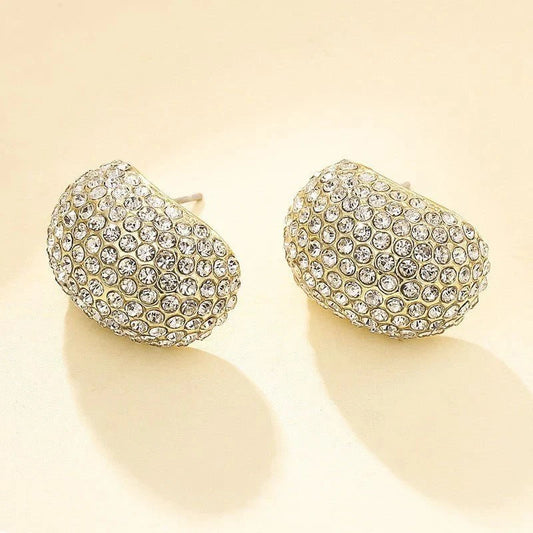 Exquisite and Super Sparkling Zircon Earrings